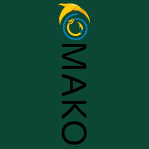 Mako Logo Tee - AS Colour Womens Maple Tee Design